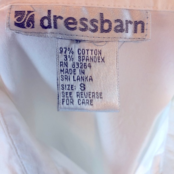 Dress Barn Button Down 3/4 Sleeve - Small - Picture 5 of 6